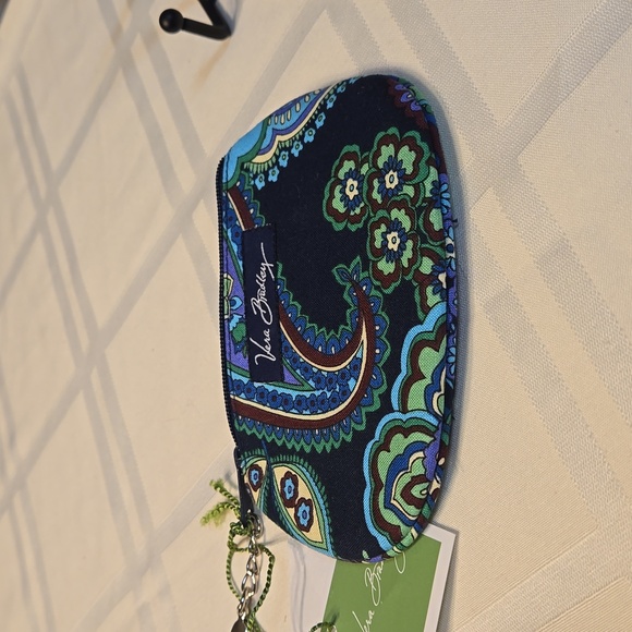Vera Bradley NWT Clip Zip Blue Rhapsody ID coin purse - Picture 4 of 4